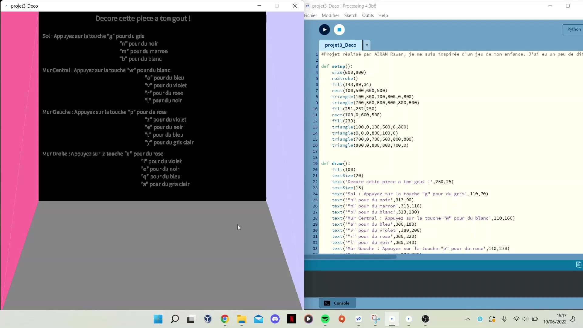 Jeux développés en Python
